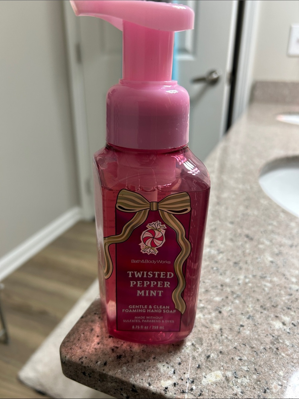 NEW Bath & Body Works Twisted Peppermint Foaming Hand Soap